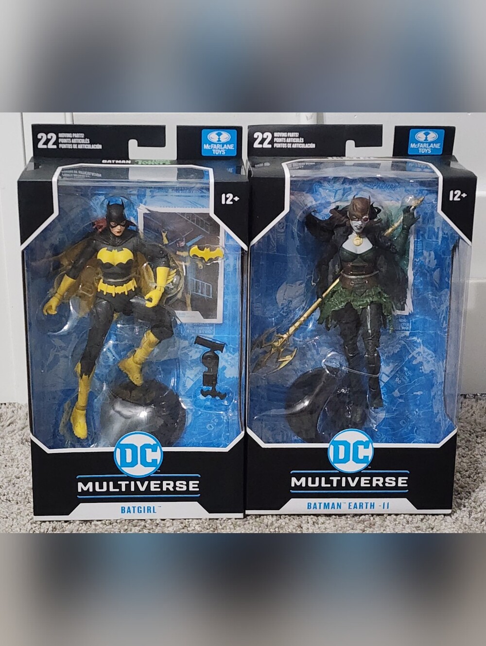 New DC Multiverse Batgirl & Batman Earth, Articulated Figures, 22 Moving Parts